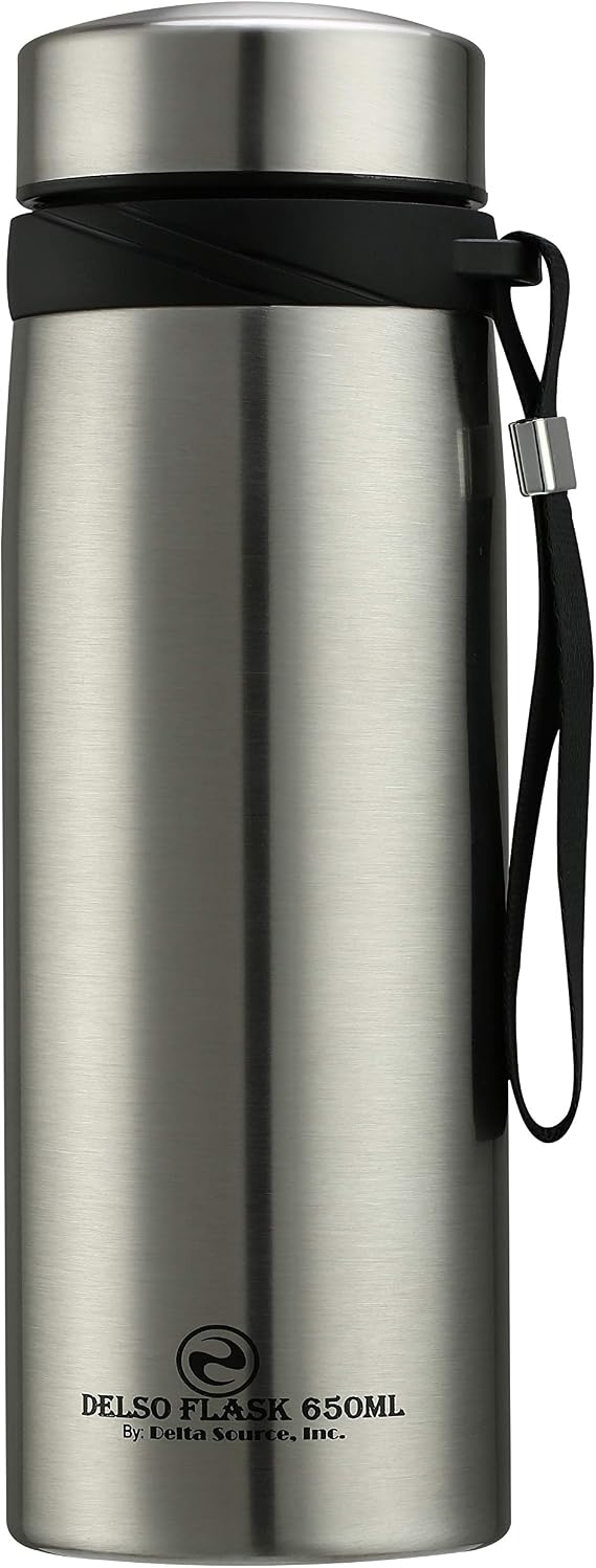 Stainless Steel Water Bottle Double Wall Vacuum Insulated BPA Free Multipurpose Design for Indoor Outdoor Sports Home School Office Camping Hiking | upto24 Hours Temperature Control |