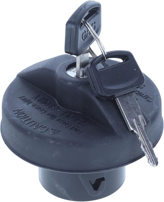 MotoRad Regular Locking Fuel Cap, Black