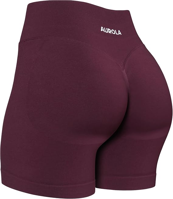 AUROLA Power Pro Seamless Mid Rise Athletic Shorts for Women 4"/ 5"