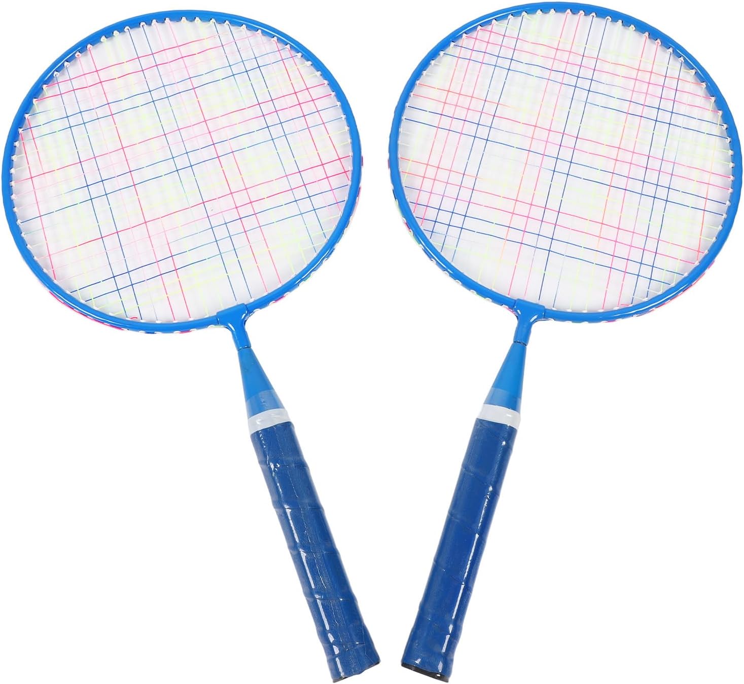 WINH Youth Portable Tennis Racket Set with Enhanced Stability, Lightweight Children Badminton Racquet Toy for Training - Iron Alloy Material