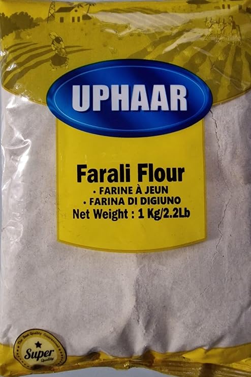 Uphaar Farali Flour 1kg (Pack of 1) – Fasting Flour Mix for Indian Recipes | Ideal for Vrat Dishes, Rotis & Snacks | Gluten-Free Vegetarian Atta Alternative