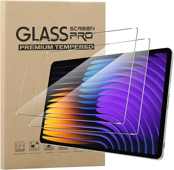 KZIOACSH Screen Protector for Xiaomi Pad 8/Pad 8 Pro/Pad 7/Pad 7 Pro 11.2Inch, 2 Pack Ultra Clear Anti-Scratch Tempered Glass Film[9H Hardness] Touch Sensitive Anti-Fingerprint Protective Screen Guard