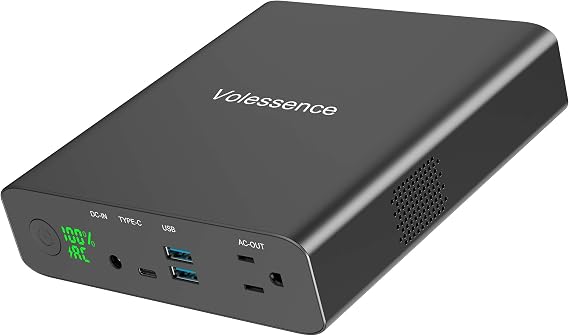 27000mAh AC 130W Laptop Charger, TSA-Approved CPAP Power Bank