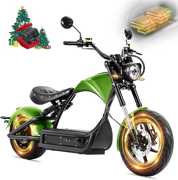 eAhora Peak 6000W M1P Pro 50MPH Electric Motorcycle for Adults 60V 42AH 55 Miles Long Range Electric Motorcycle, Full Suspension Dual Hydraulic Brake Dot Approved Motorcycle for Commuting