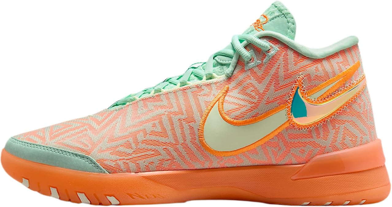 Nike Lebron NXXT Genisus Basketball Shoes (HF0712-301, Mint Foam/Volt Tint/Hyper Jade/Bright Citrus) Size 11