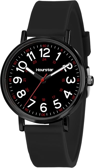 Women's Analog Nurse Watch | Second Hand | Easy Read | Silicone