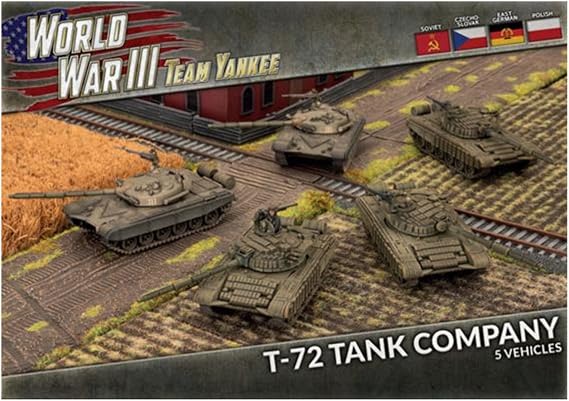 Battlefront Miniatures World War III: Team Yankee - T-72 Tank Company, Green