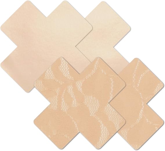 Nippies Women's Waterproof Adhesive Fabric Nipple Cover Pasties