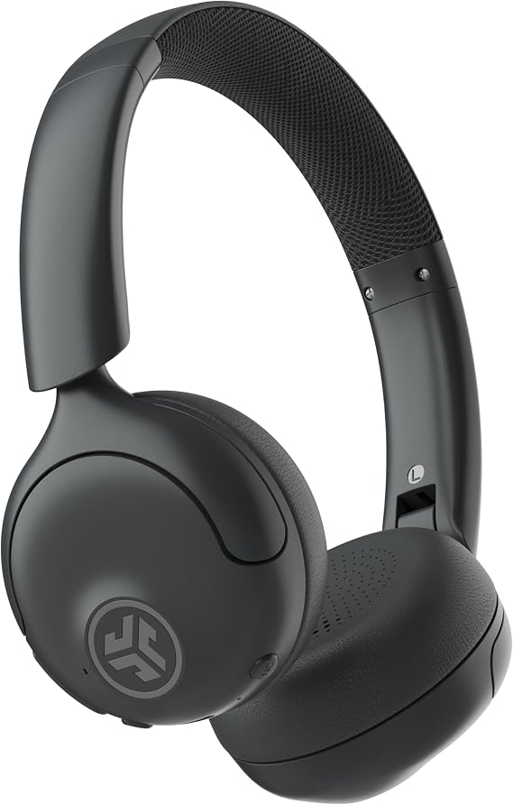 JLab, Go Lux ANC, On Ear Headphones, Active Noise Cancelling, Bluetooth, Graphite