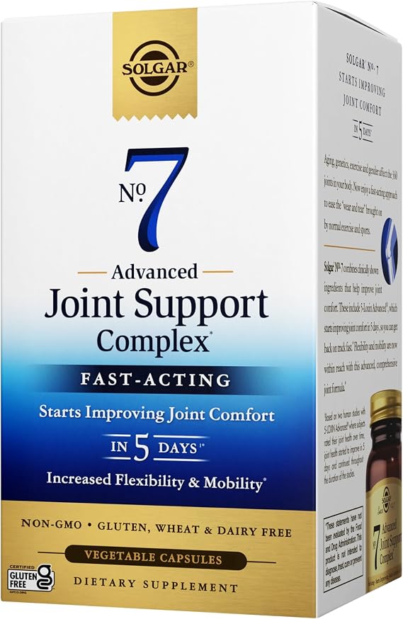 Solgar No. 7, Joint Support & Comfort Supplement, 105 Vegetable Capsules