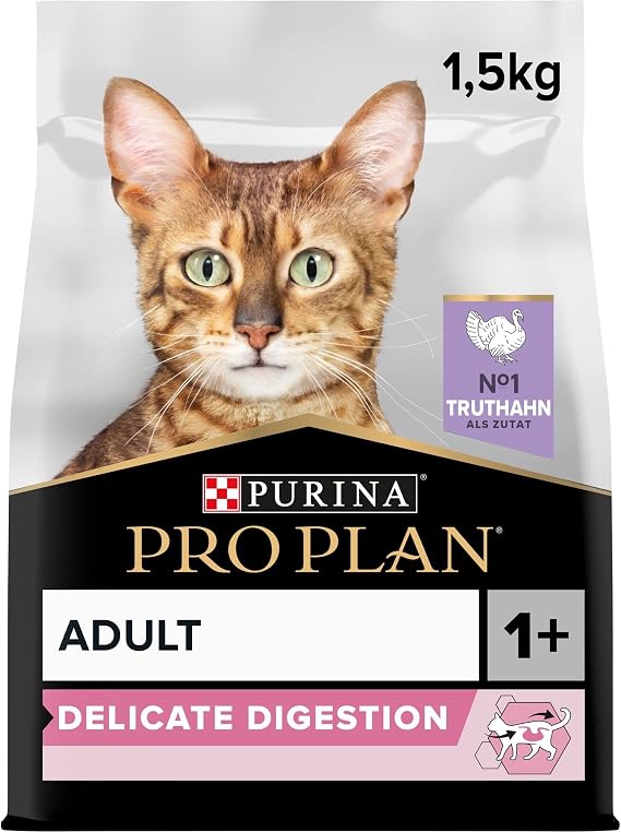 PURINA PRO PLAN DELICATE dry cat food OptiDigest 1-pack (1 x 1.5kg)