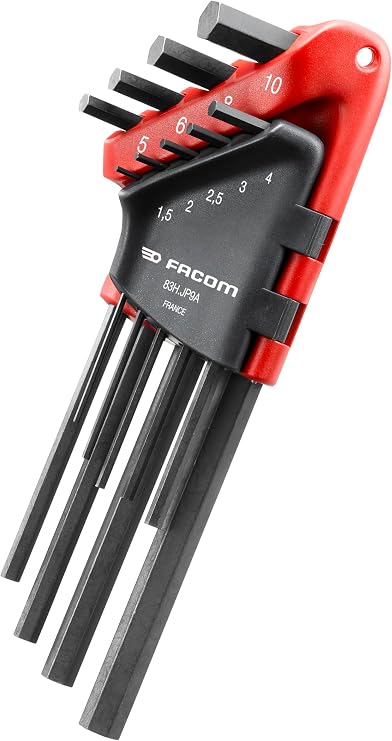 Facom 83H.JP9APG Hex Keys Long Set of 9