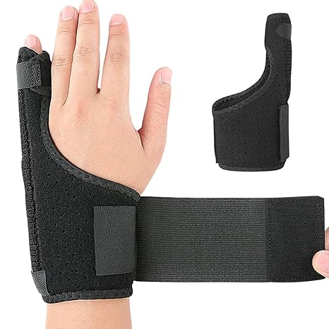 Finger Splint Small Finger Trigger Finger Splint Adjustable Breathable Wrist Support for Arthritis Tendonitis Small Finger Right and Left