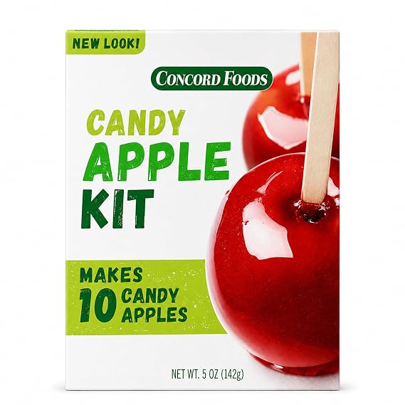 Concord Foods Candy Apple Kit with 10 Sticks, 5 oz (Pack of 1)