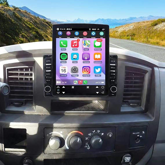 Car Radio Stereo fit for GMC Terrain 2010 2011 2012 2013 2014 2015 2016 2017,9.7'' Touch Screen Radio for GMC Terrain Stereo with Carplay/Android Auto/Bluetooth/GPS/WiFi/Backup Camera/SWC/FM-4+64