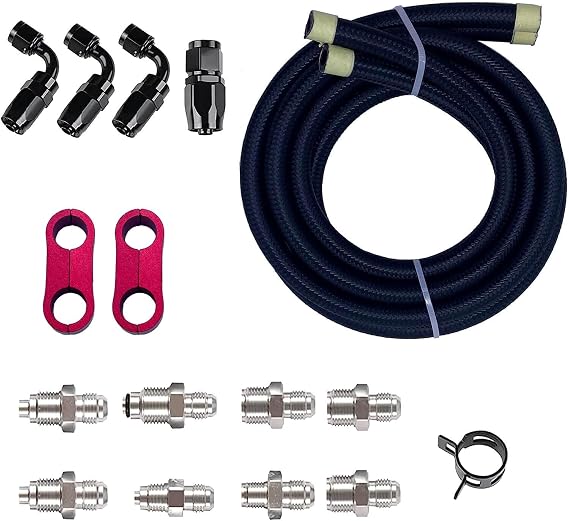 Power Steering Pump Hose Return to Reservoir for GM LS Swap, LS1 LS3 Power Steering Lines Kit - Replace Your Old 551082