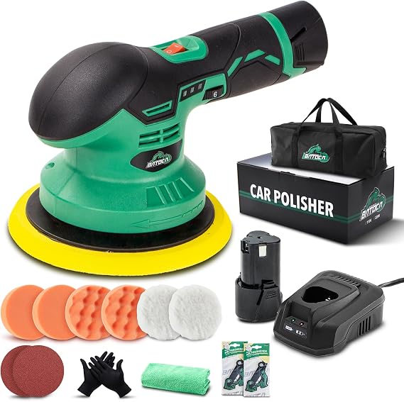 BATOCA S3 Cordless Car Polisher DA Buffer with 1pc 2.0Ah Battery