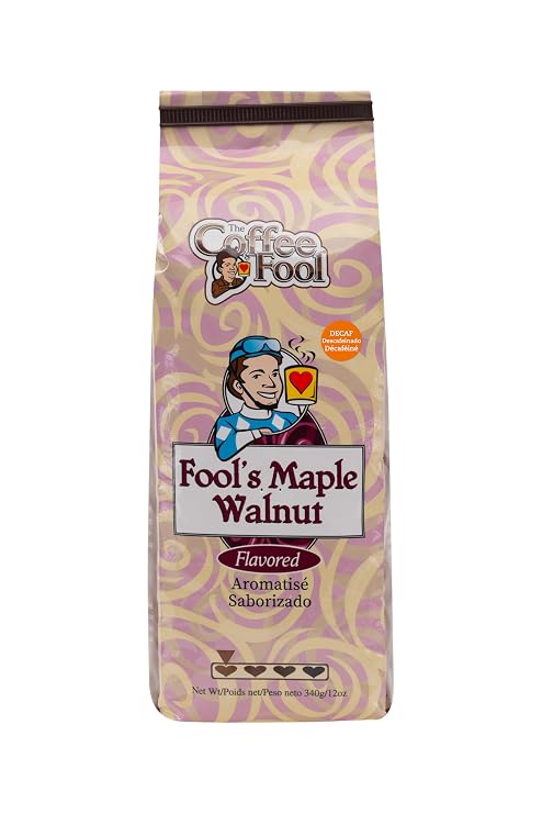 Coffee Fool's Decaf Maple Walnut (Strong Drip Grind) 