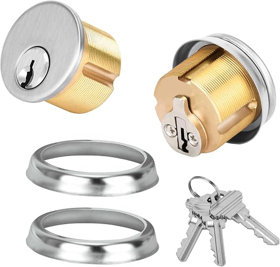 Commercial Mortise Lock Cylinder, Silver