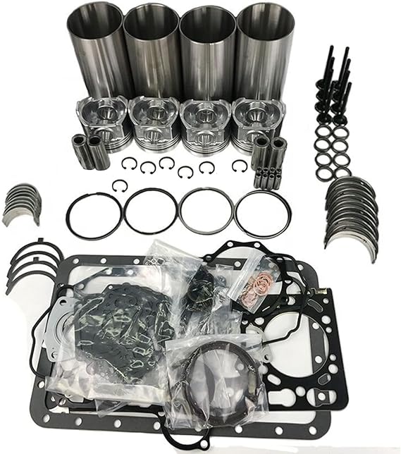Overhaul Rebuild Kit Compatible with Caterpillar CAT 3054C/E Engine Backhoe Loader 414E 416E 420D