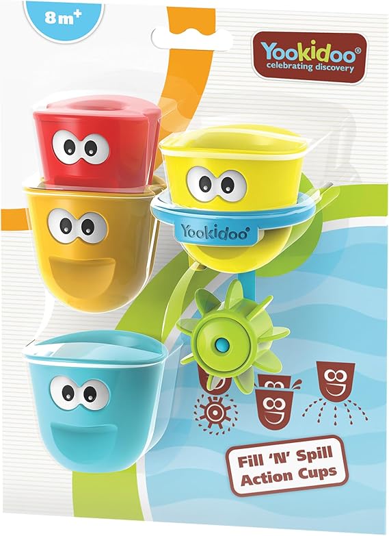 Yookidoo Fun Tumblers Bath Toy
