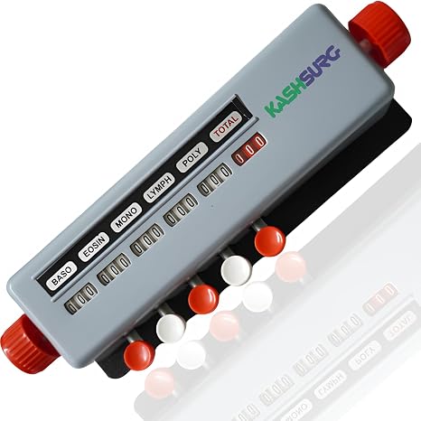 Blood Cell Counter 5 Key with Protective Case