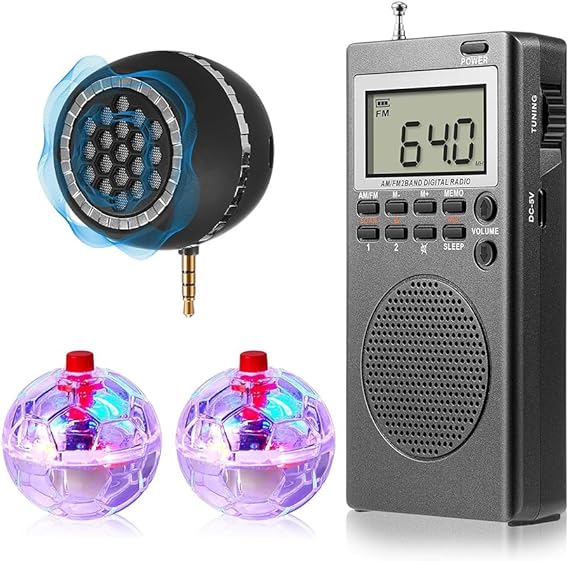 Spirit Box Equipment Kit with 2 LED Cat Balls 1 Spirit Box Speaker Paranormal Equipment Kit for Home Office and Outdoor