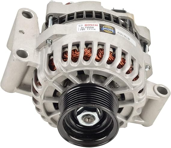 BOSCH AL7555N Premium 100% New Alternator - 110 Amp Rating