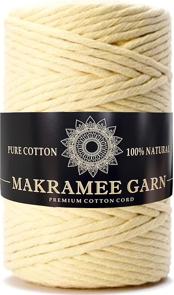 Macrame Yarn Cotton Yarn Cord for Crafts Macrame Cotton Cord