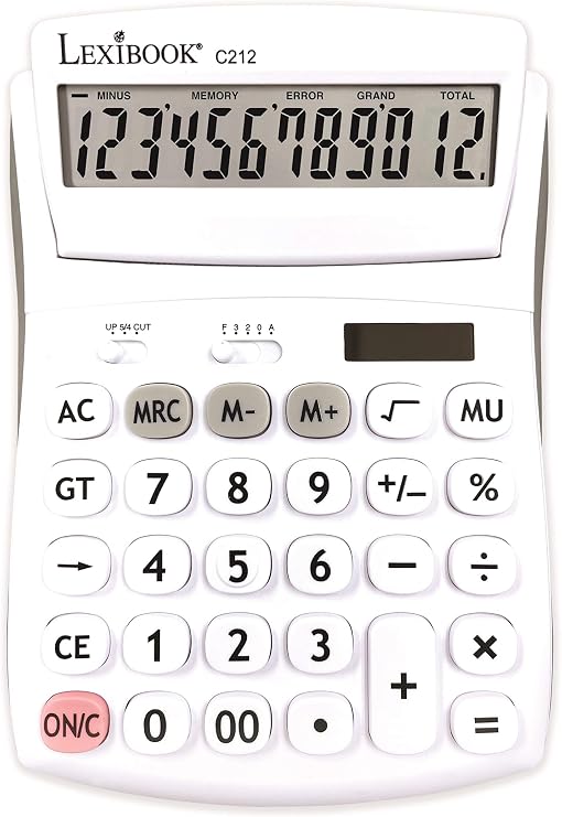 Lexibook 12 Digit Folding Calculator C212