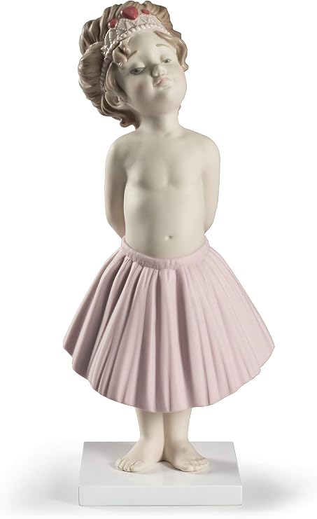 Girl's Fun Figurine. Porcelain Girl Figure. 