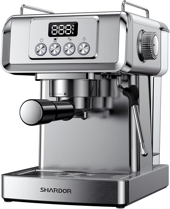 SHARDOR Espresso Grinder Bundle with Espresso Machine
