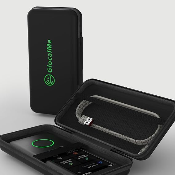 GlocalMe Protective Travel Case for Mobile Hotspot Device, Waterproof