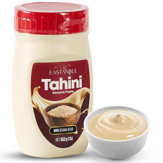 Eastanbul Tahini, Tahini for Dubai Chocolate, Tahin Paste for Hummus, 1lb