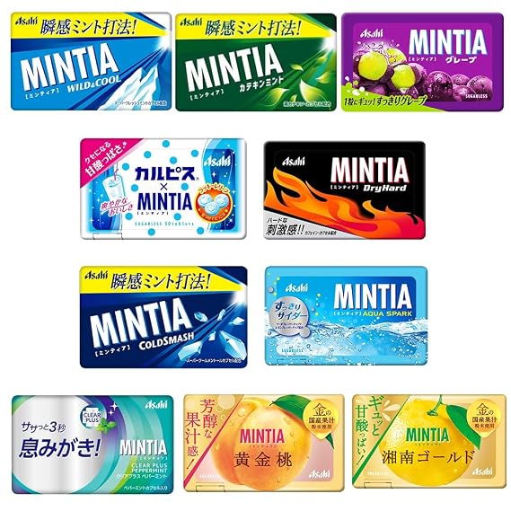 Mintia Assortment 0.2oz 10Types Japanese Tablet Candy Ninjapo