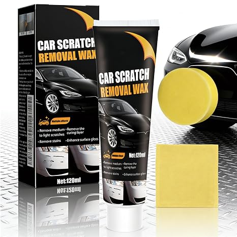 Car Scratch Remover Kit - 120ml Scratch Repair Paste, Remove Minor Scratches & Restores Shine, 2026 New Formula for Car Surface Repair (1PCS)
