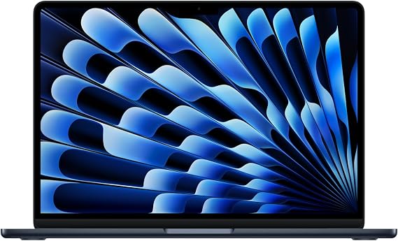 Apple 2025 MacBook Air 15-inch Laptop with M4 chip, 24GB Unified Memory, 2TB SSD Storage - Midnight