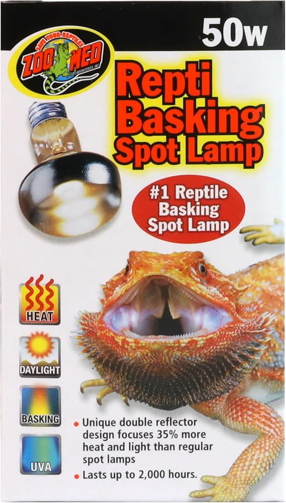 Zoo Med Repti Basking Lamp 50 Watt for Reptiles