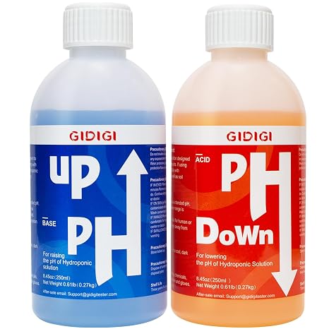 Hydroponics pH Up Down Solution pH Control Kit pH Adjuster