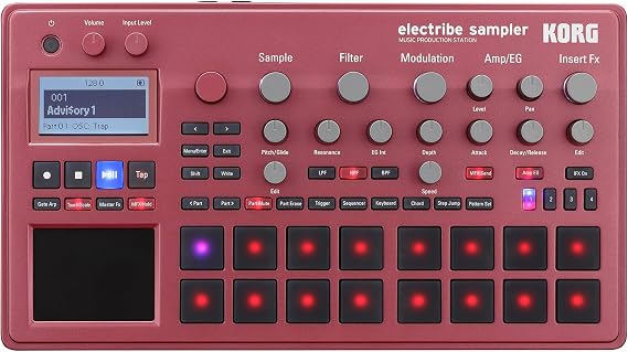 Korg - ESX2-RD Electribe Sampler Music Production Station - Red