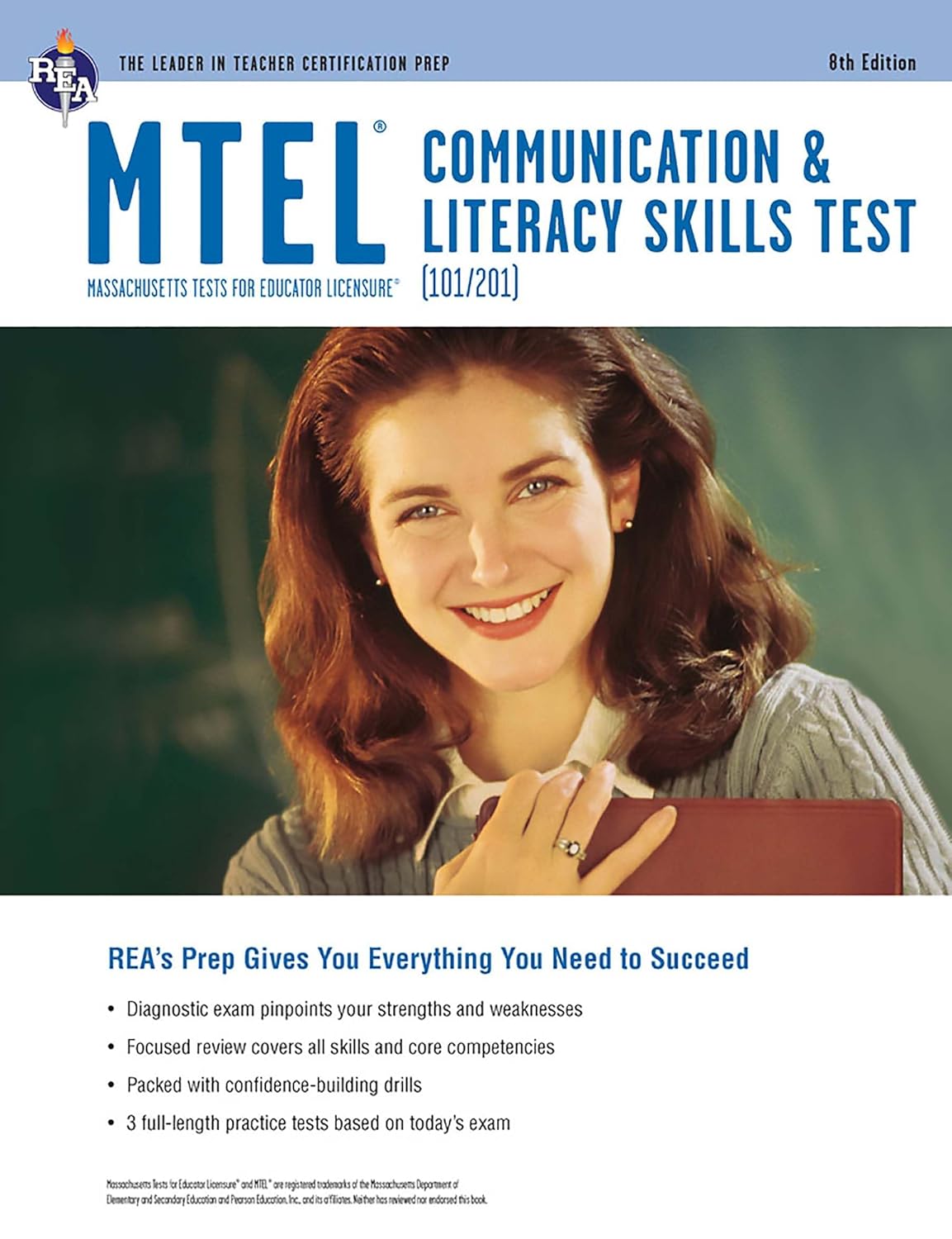 MTEL Communication & Literacy Field 01 Book  Online MTEL Teacher Certification Test Prep Eighth Edition, Revised