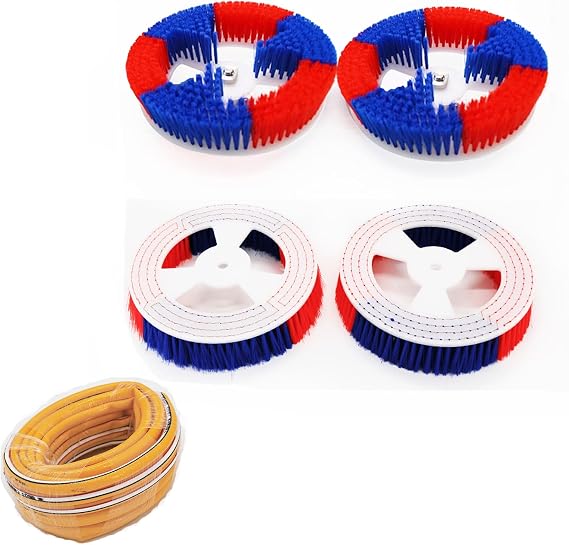 Solar Panel Automatic Cleaning Brush Discs - Four, Water Pipe - 15M, Suitable for ZNZHNSI Solar Panel Double-Headed Automatic Cleaning Brush