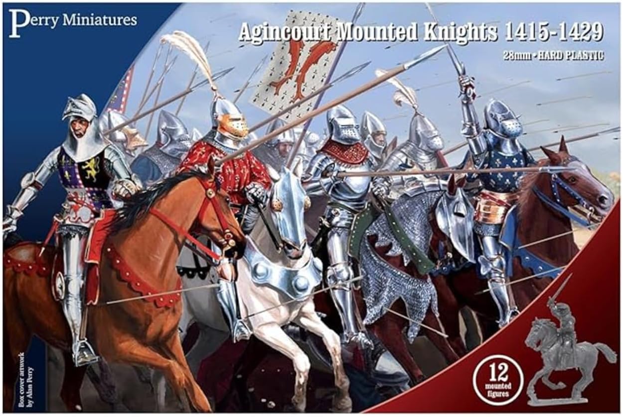 Perry Miniatures Agincourt Mounted Knights 1415-1429 AO70