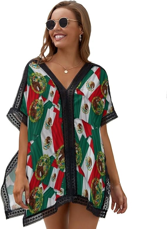 Summer Swimsuit Cover Up Women Breathable Beach Bikini Dress