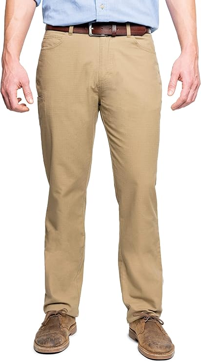 Insect Shield Men's Performance Ripstop Pants, Lightweight Breathable Hiking Pants with Built in Bug Protection