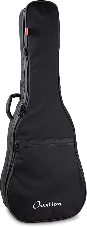 OVATION Deep Bowl/Mid-Depth Guitar Case + 12 Strings