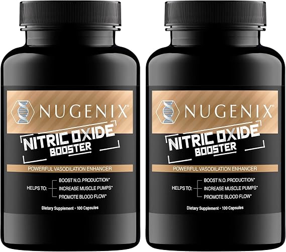 Nugenix Nitric Oxide Booster - Nitric Oxide Supplements for Men, 200ct