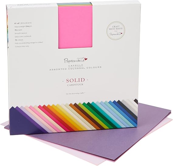 8 x 8 Solid Premium Cardstock Colossal (75pcs) - Capsule