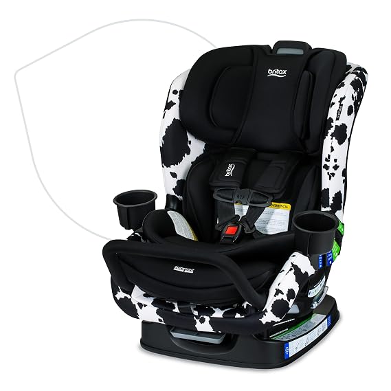 Britax Poplar S Convertible Car Seat, Slim 17 Design Cowmooflage