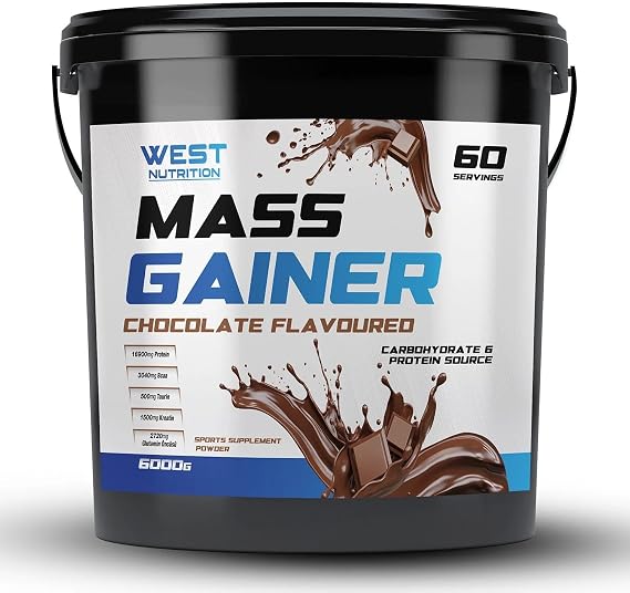 West Nutrition Mass Gainer 6 Kg Chocolate Shaker